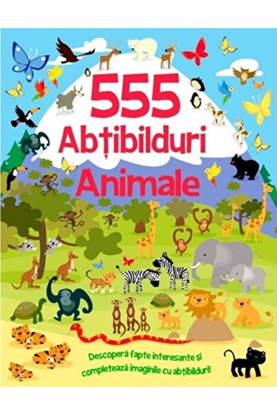 Editura Flamingo Junior 555 abtibilduri - Animale