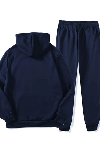 DAXİS Sportwear Company Hooded Unisex Tracksuit Set MOON MONTANA UNISEX LARGE SIZE Tracksuit Set