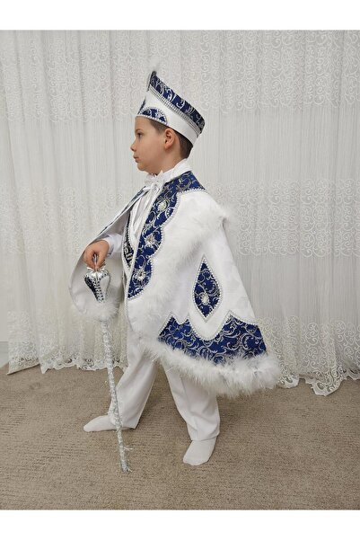 Mileny COPY - Σετ Περιτομής Αγοριού Λευκή Μανδύα Σαχ