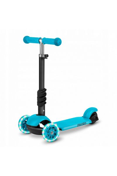 Ricokids 3 in 1 scooter for children Buggy Blue with adjustable seat, adjustable handlebar height,
