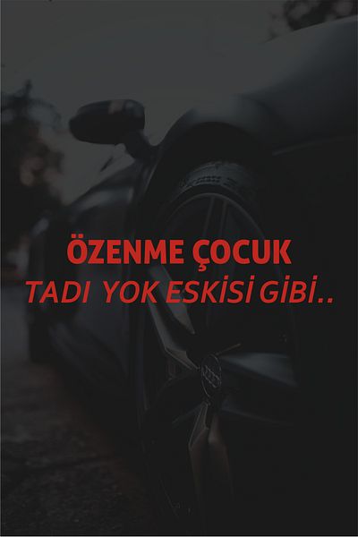 Quart Aksesuar 30 X 6.5 cm Carefree Child No Taste Like the Old Auto Car Rear Window Sticker