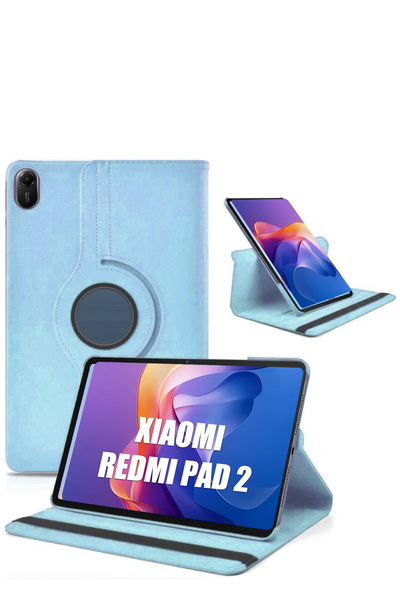 Nezih Case حافظة ذكية متوافقة مع Redmi Pad 2 مع وضع النوم الدوار 360 درجة