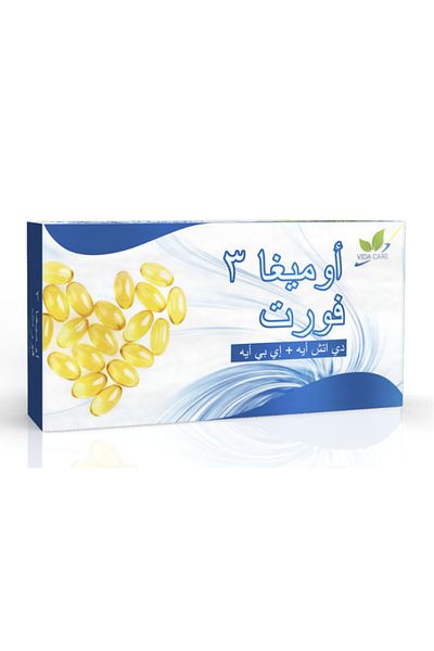 Pioneers Of Medical Life اوميغا 3 فورت Omega-3 Fort - 30 Capsules