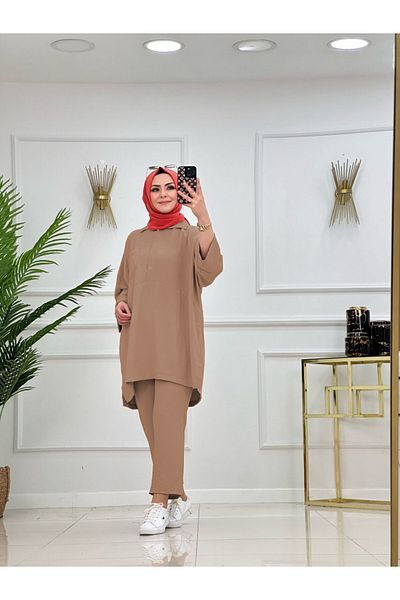 NİSUM MODA Set cămașă și pantaloni Ayrobin