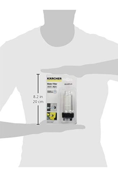 Karcher Kärcher Basic Line Water Filter for Pressure Washer, Black/Clear