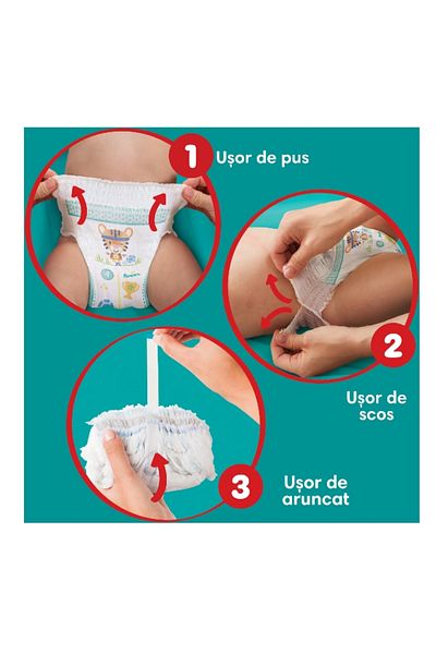Pampers Scutece-chilotel Pants Jumbo Pack, Marimea 8, 19+ kg, 32 buc