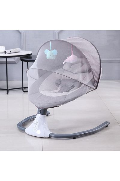 SHEWOW Baby Electric Rocking Chair Baby Swing Crib Smart Bluetooth Electric Cradle with Remote Control