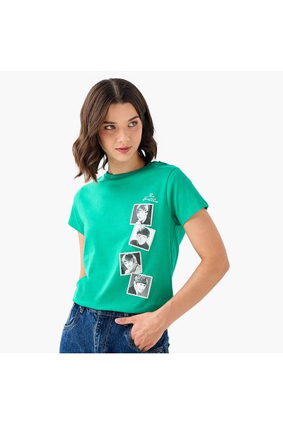 SP Characters Beatles Graphic Print T-shirt