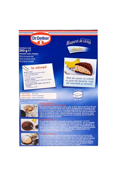 OEM Mix pentru Prajitura Musuroi de Cartita, Clasic, Dr. Oetker, 350 g