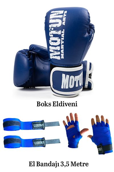 MOTUN Boxing Gloves, Kick Boxing Gloves, Muay Thai Gloves Bandage Set of 2