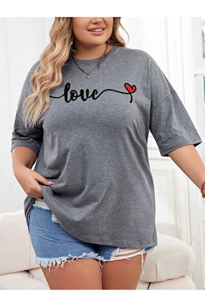 Lider Leather TRICOU IMPRIMAT MĂRIMI MARI PENTRU FEMEI