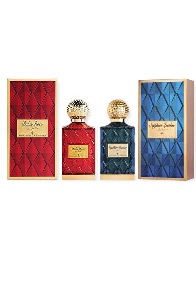 IBRAQ ابراهيم القرشي بكج بلاس روز مع عطر سفاير لذر المجموعه 150 مل