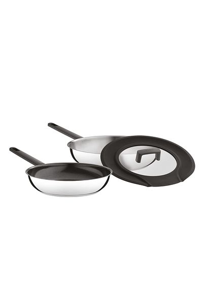 Berghoff Set de 2 tigăi + capac Uqonic Downdraft, aluminiu