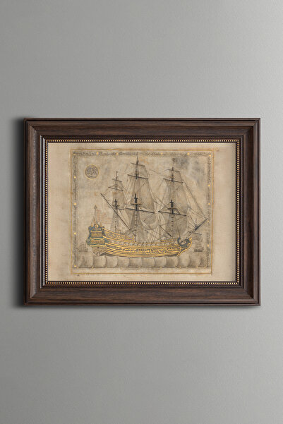 Calligraphy - Vintage Patterned Frame