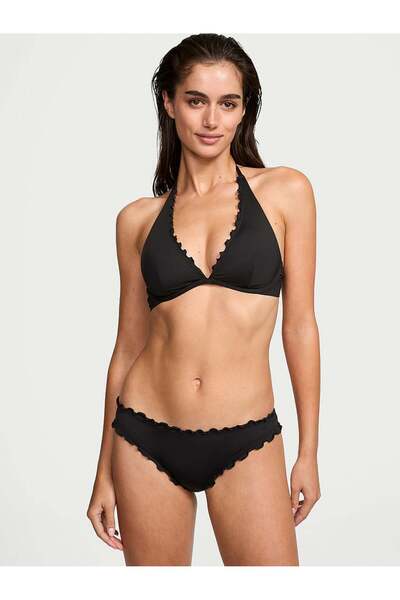 Victoria's Secret VS Archives Essential Fırfırlı Halter Bikini Üstü