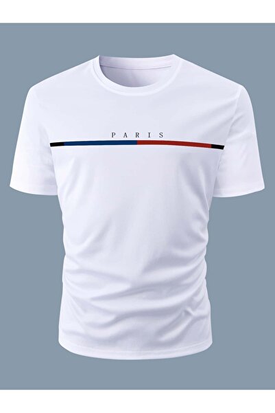 Lider Leather تيشيرت باريس للرجال