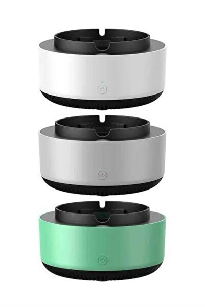 LaraThec Elektronik Akıllı Küllük Hava Temizleyici Kokusuz Kül Tablası Anti-Duman