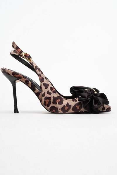 Ataköy Ayakkabı Women's Thin Heel Open Back Shoes