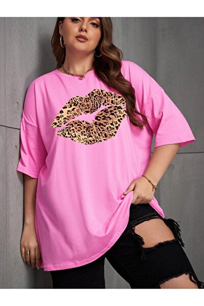 Lider Leather TRICOU IMPRIMAT MĂRIMI MARI PENTRU FEMEI