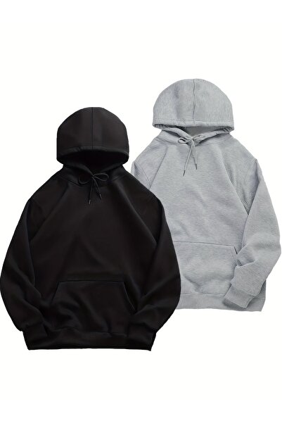 Lider Leather Bărbați Femei Unisex Oversize Confortabil Hanorac cu glugă din ...