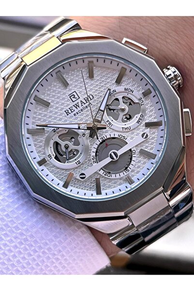 Reward Çelik Kordon 2 Yıl Garantili 5 Atm Suya Dayanıklı İç Fonksiyonları Akt...