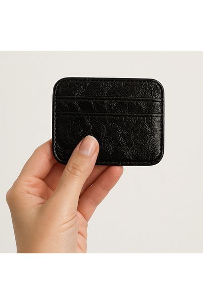 UCCELLO Textured Faux Leather Card Holder