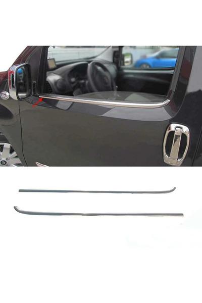 ueskrom FİAT FİORİNO 2008 VE ÜZERİ MODELLER KROM CAM ÇITASI 2 PARÇA PASLANMAZ...