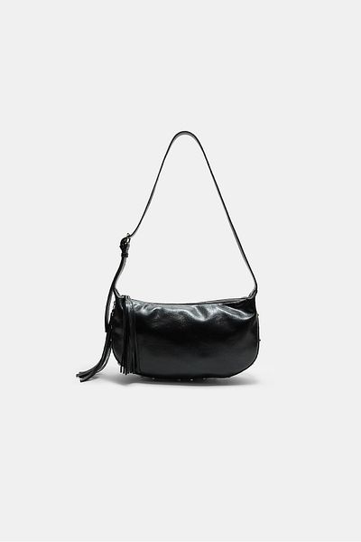 Stradivarius Studded bag with fringing