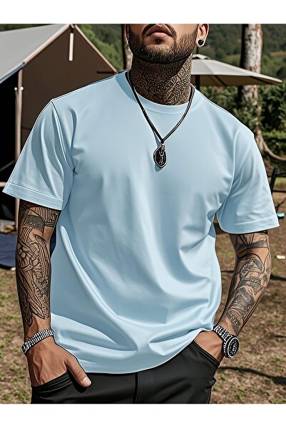 Lider Leather Tricou Basic Unisex – Croială Standard, Material Bumbac-Poliest...