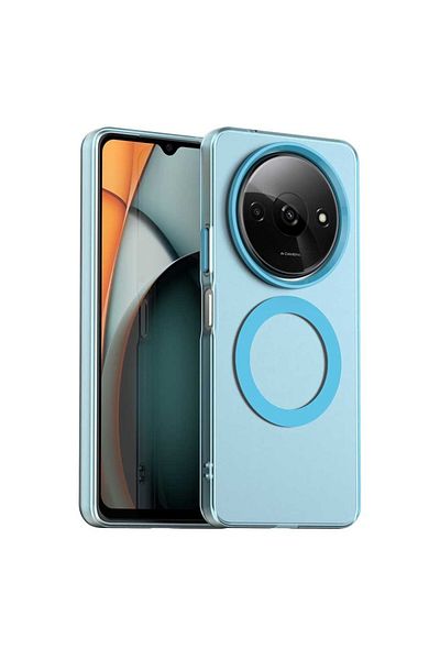 SKYDDAR INNOVATION Case for Xiaomi Redmi A3 / Redmi A3x, CandyCase, Magsafe, sticker set, Blue