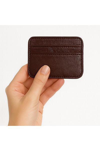 UCCELLO Textured Faux Leather Card Holder