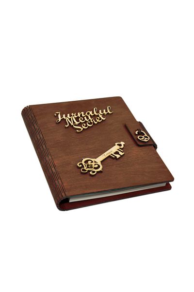 Piksel My Secret Diary, A5, personalized wooden, Piksel, 100 pages and wooden pen included