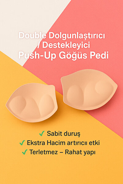 Behills Mayo Bikini Abiye Elbise Destekleyici Double Extra Dolgu Kedi Pati Mo...