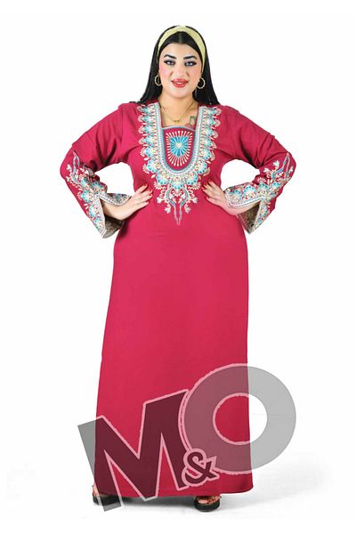M&O 2 Embroidered reception jalabiya made of light and soft linen fabric that gives you a feeling of comfort and freshness