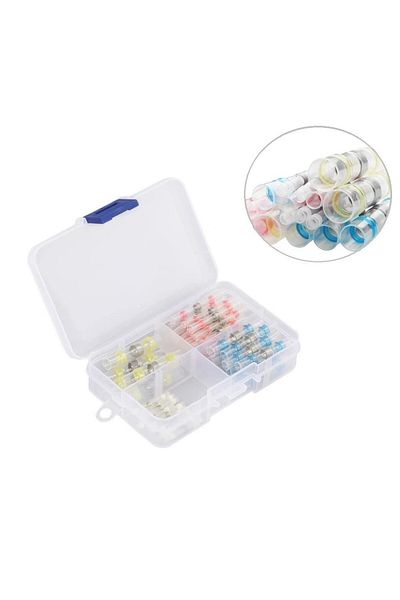 Shentian Set of 50 electrical cable sealing connectors, multicolor, polypropylene