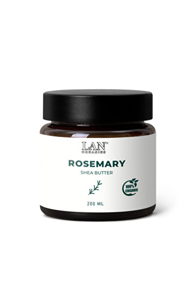 LAN ORGANICS زبدة الشيا مع خلاصة إكليل الجبل - لان أورجانيك 200 مل