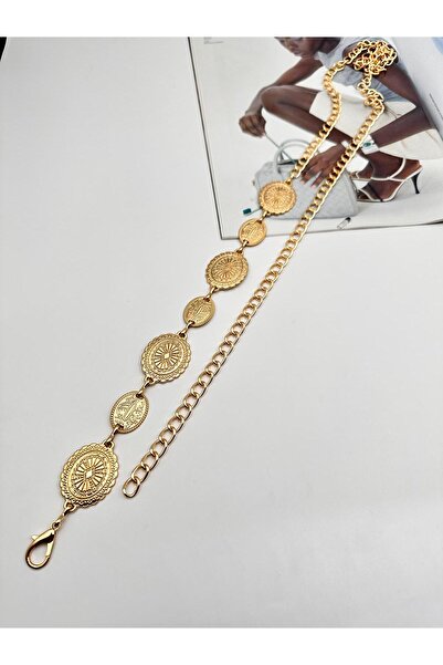 Desre Moda Desenli Zincir Kemer Kadın Kemer Elbise Kemeri Gömlek Kemeri Ceket...