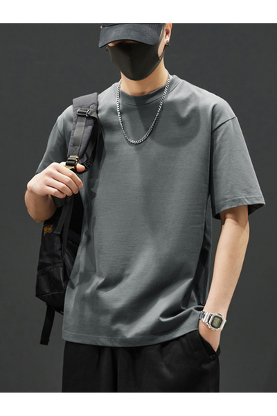 Lider Leather Tricou Basic Unisex – Croială Standard, Material Bumbac-Poliest...