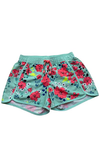 MV Nuve Çiçek desenli plaj şortu