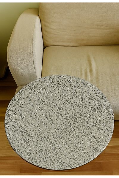 Rona Home Quality Luxury Round Pvc Ruched Coffee Table Table Cover – Dowry, Decorative