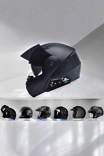 Mestore Kask Kulaklığı Motosiklet Intercom Interkom Dinleme Konuşma Özellikli...