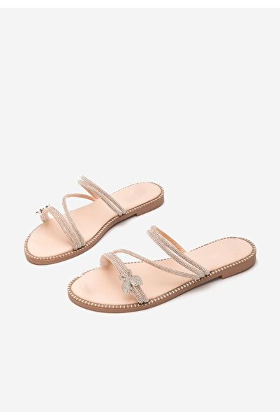 B T Shoes Ivete beige slippers