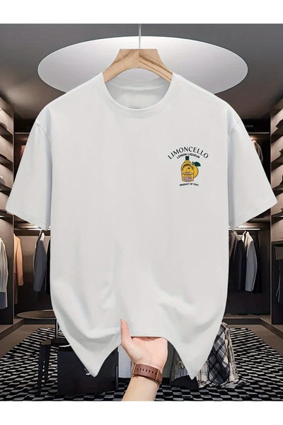 Lider Leather Tricou oversize imprimat cu gâtul tip crewneck, din bumbac piep...