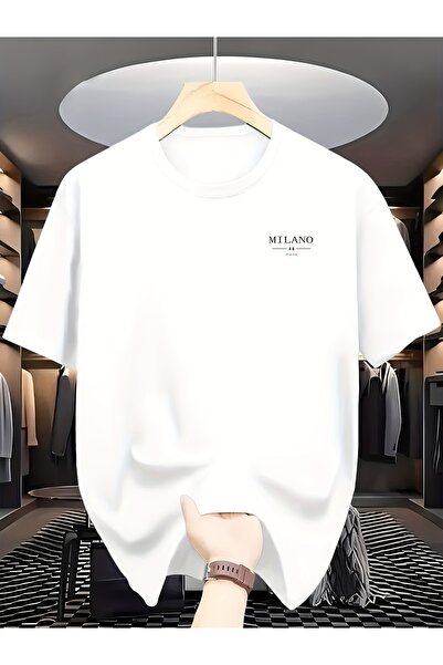 Lider Leather Μπλουζάκι με στάμπα Oversize Crew Neck – Βαμβακερό χτενισμένο β...