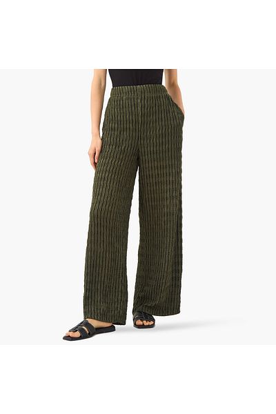 2Xtremz Textured Wide Leg Pants