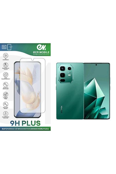Ecr Mobile واقي شاشة متوافق مع هاتف Infinix Note 50 غير لامع وخالي من بصمات الأصابع ومرن نانو غير قابل للكسر