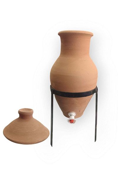 unbranded Clay Water Dispenser with Faucet 3.5L