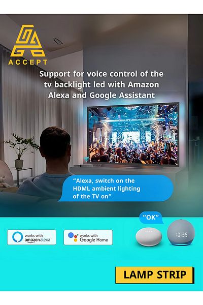 TUYA Interactive Screen Lighting Supports Screens from 55-65 Inches