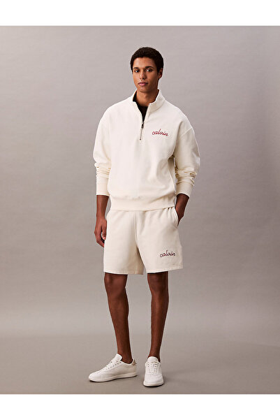 Calvin Klein Erkek Beyaz Şort