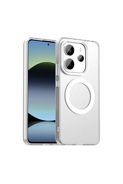 SKYDDAR INNOVATION Case for Xiaomi Redmi Note 14 5G, CandyCase, Magsafe, sticker set, White